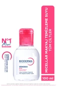 Bioderma Sensibio H2O Hassas ve Normal Ciltler için Micellar Makyaj Temizleme Suyu 100 ml thumbnail 1