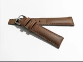 Fado&  Her Saate   Uyumlu  Hakiki  Deri   Saat Kordonu   18   mm   (288) kahve thumbnail 1