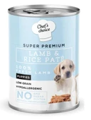 Chefs Choice Kuzu Etli  Tahılsız Yavru Köpek Yaş Maması 400 Gr - 1