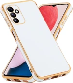 Samsung Galaxy A15 Kılıf Bark Silikon Kapak Beyaz thumbnail 1