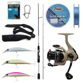 Yek Outdoor Spin Olta Seti Okuma Helios SX Spin 2,70cm 15-45 gr Spin Kamışı&Okuma Outrax OR-4000SGA 1+1BB Olta Makinesi - 1