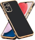 Samsung Galaxy A15 Kılıf Bark Silikon Kapak Siyah thumbnail 1