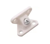 Açılı T Bağlantı Çektirme Beyaz Plastik Köşe Birleştirme Kelebek Bağlantı (12 Adet) thumbnail 3