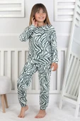 Kaplan Desenli Kız Çocuk Pijama Takımı thumbnail 10
