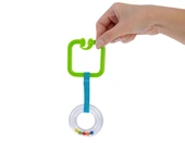 Babyjem Pusete Asılabilir Kare Sesli Çıngırak Yeşil thumbnail 2