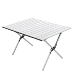 Yek Outdoor Portatif Alüminyum Kamp Masası Gri 60x82x48cm thumbnail 1