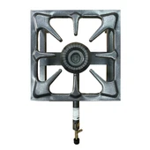 Yek Outdoor Yüksek Isılı Kare Volkan Ocak 33x33cm - Yer Ocağı - 2