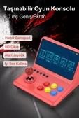 RETRO ARCADE Büyük ekran 9 Inch Joystick oyun konsolu klasik Retro    Arcade 20.000 Adet Oyun - 5