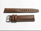 Fado&  Her Saate   Uyumlu  Hakiki  Deri   Saat Kordonu   18   mm   (289)  beyaz dikişli thumbnail 2