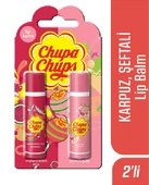 Chupa Chups Lip Balm Karpuz Şeftali Dudak Balmı 2 Li - 1