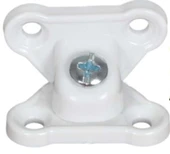 Açılı T Bağlantı Çektirme Beyaz Plastik Köşe Birleştirme Kelebek Bağlantı (20 Adet) thumbnail 1