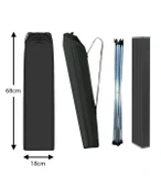 Yek Outdoor Portatif Alüminyum Katlanır Eko Kamp Masası Küçük 56x40x45cm Siyah - 4