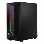 MSI MAG Vampiric 100R USB 3.2 RGB ATX Mid Tower Siyah Kasa thumbnail 3