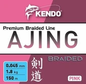 Kendo Ajing Premium Braided Line Pink 150m Örgü İp - 1