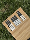 Solingen 12 Parça Beyaz Set 6 Meyve Bıçağı+3 Sebze Bıçağı+3 Ava Bıçak thumbnail 1