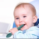 Babyjem Yumuşak Uçlu Silikon Kaşık Mint thumbnail 6