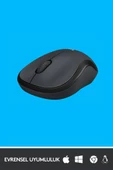 logitech B220 Sessiz Kompakt Kablosuz Mouse - Siyah - 4