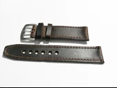 Fado&Her Saate Uyumlu Hakiki   Grizi Deri Saat  Kordonu 22  mm  (293) thumbnail 4