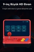 RETRO ARCADE Büyük ekran 9 Inch Joystick oyun konsolu klasik Retro    Arcade 20.000 Adet Oyun - 6