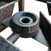 Yek Outdoor Yüksek Isılı Mini Kare Volkan Ocak 20x20cm - Yer Ocağı - 3