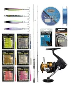 YekOutdoor Arrow Worm LRF Seti Kendo Kenshi Pro 2.10m 1-7 gr Olta Kamışı&Shimano Makina FX 1000 FC - 1