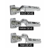 Minnes Yaylı Tas Menteşe Düz (2 Adet) thumbnail 2