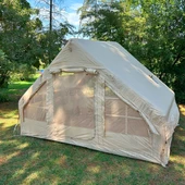 Yek Outdoor 420D Oxford 6 Kişilik 4 Mevsim Soba Çıkışlı Şişme Kamp Çadırı – Pompalı, 210x300x190 cm - 2