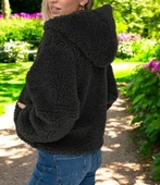 Kışlık Kadın Peluş Ceket - 2