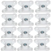 Açılı T Bağlantı Çektirme Beyaz Plastik Köşe Birleştirme Kelebek Bağlantı (12 Adet) thumbnail 1