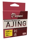 Kendo Ajing Premium Braided Line Pink 150m Örgü İp - 6