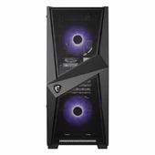 MSI MAG Forge 100M USB 3.2 RGB ATX Mid Tower Siyah Kasa thumbnail 2