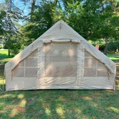 Yek Outdoor 210D Oxford 6 Kişilik 4 Mevsim Soba Çıkışlı Şişme Kamp Çadırı – Pompalı, 210x300x190 cm - 2