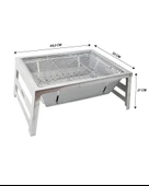 Nurgaz Krom Katlanır Mangal thumbnail 2