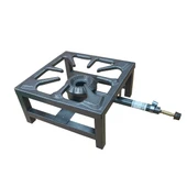 Yek Outdoor Yüksek Isılı Kare Volkan Ocak 33x33cm - Yer Ocağı - 1