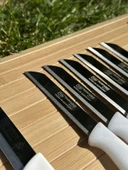 Solingen 12 Parça Beyaz Set 6 Meyve Bıçağı+3 Sebze Bıçağı+3 Ava Bıçak thumbnail 4