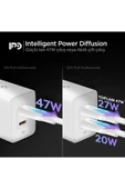 Spigen Essential Wall Charger 47W Usb-C Hızlı Şarj Adaptörü Beyaz-ACH08707 - 2