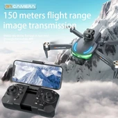 A17 Drone, Katlanabilir, Akıllı 4K Kameralı,360 Derece Roll, Havada Sabitlemeli Yüksek Hızlı Drone thumbnail 3
