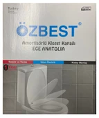 Lüks Yavaş Kapanan Amortisörlü Klozet Kapağı Ses Önleyicili, Kolay Montaj Her modele uyumlu - 2