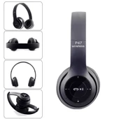 P47 Bluetooth Wireless Kulaklık Fm Radyo Extra Bass Fm Radyo Extra Bass - 2