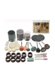 105 Parça Taşlama Zımpara Dremel Gravür Oyma Aksesuar Set - 1