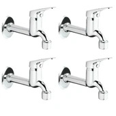 4lü Aç Kapa Mix Lavabo Musluk Wc Lavabo Uzun Musluk Perlatörlü - 1