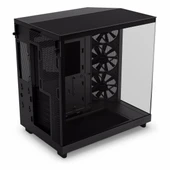 NZXT H6 Flow USB 3.2 ATX Mid Tower Siyah Kasa thumbnail 4
