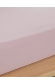 English Home Düz Pamuklu Ara Ebat Lastikli Çarşaf Toz Pembe - 2