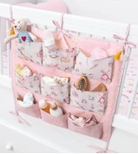Baby 9 Cepli Bağlamalı Beşik Kenarı Düzenleyici (pembe) - 2