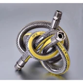 Ocak Fırın Doğalgaz Bağlantı Fleksi Extra Korumalı Hortum 1.25 Cm - 3