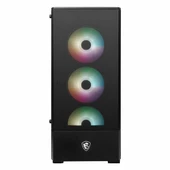 MSI MAG Forge 112R USB 3.2 ARGB ATX Mid Tower Siyah Kasa thumbnail 2