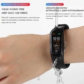 M4 Akıllı Saat Bileklik Kalp Hızı Kan Basıncı Nabız Pedometre Smart Watch - 5
