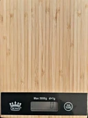 Dijital Lcd Mutfak Tartısı Terazisi 5kg Bambu Desenli - 2