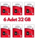 6 Adet Ultrahız 32gb Micro Sd Hafıza Kartı: Yüksek Performans Ve Geniş Depolama Kapasitesi - 1