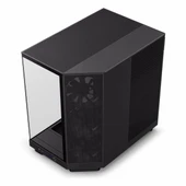 NZXT H6 Flow USB 3.2 ATX Mid Tower Siyah Kasa thumbnail 2